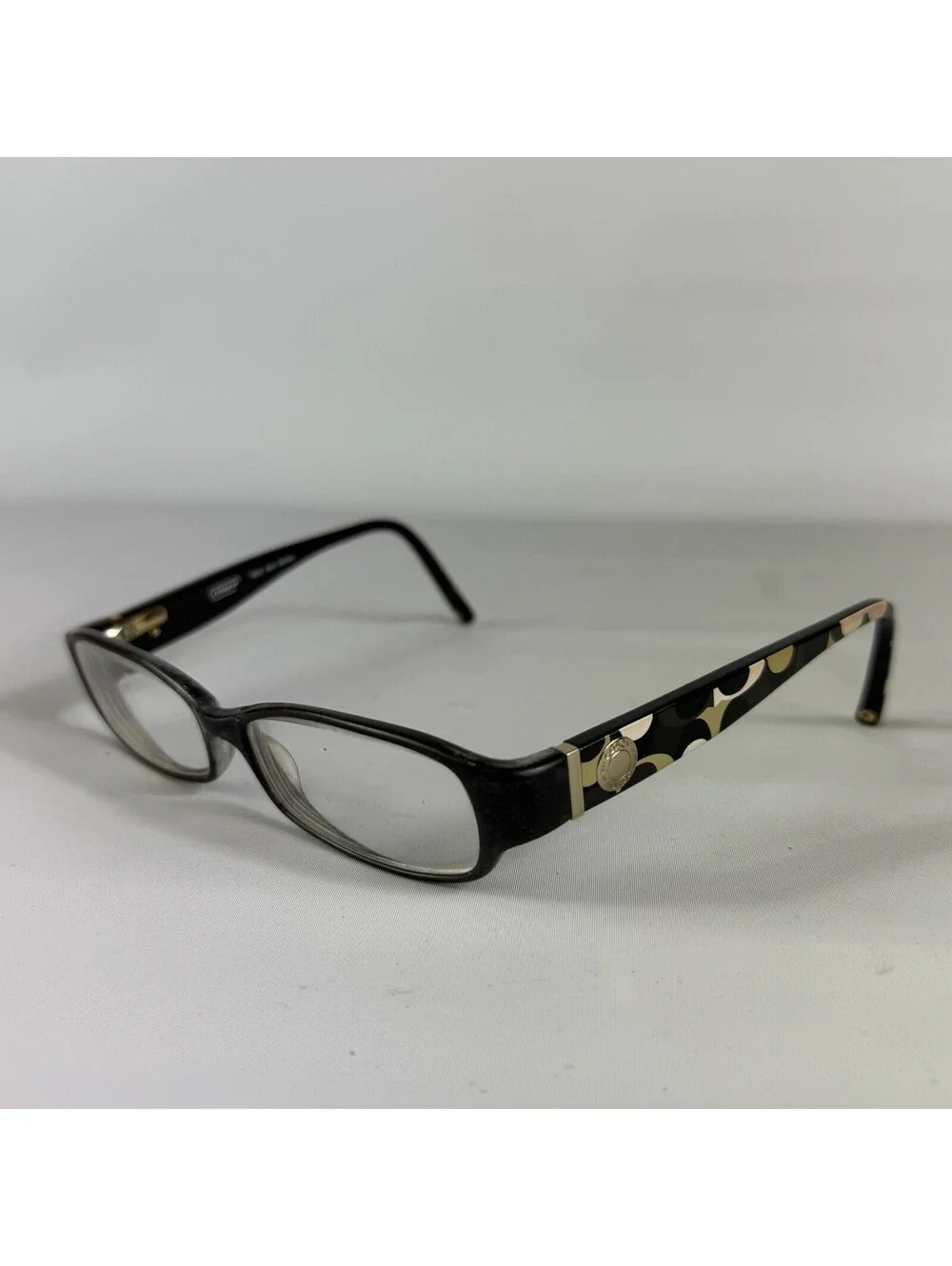 Coach Women's Eyeglasses Bernice (844) Black Rectangular Frame Only 49 15 130
